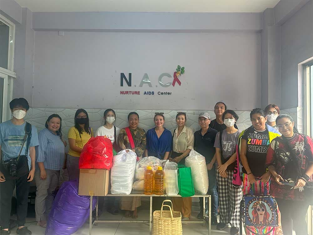 Volunteering at the NAC HIV Centre in Yangon